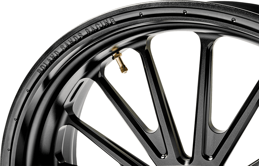 RSD 0201-2355 Wheel - Traction - Front - Dual Disc/with ABS - 21x3.5 - Black Ops™ - '08+ FLH — image 2 of 2