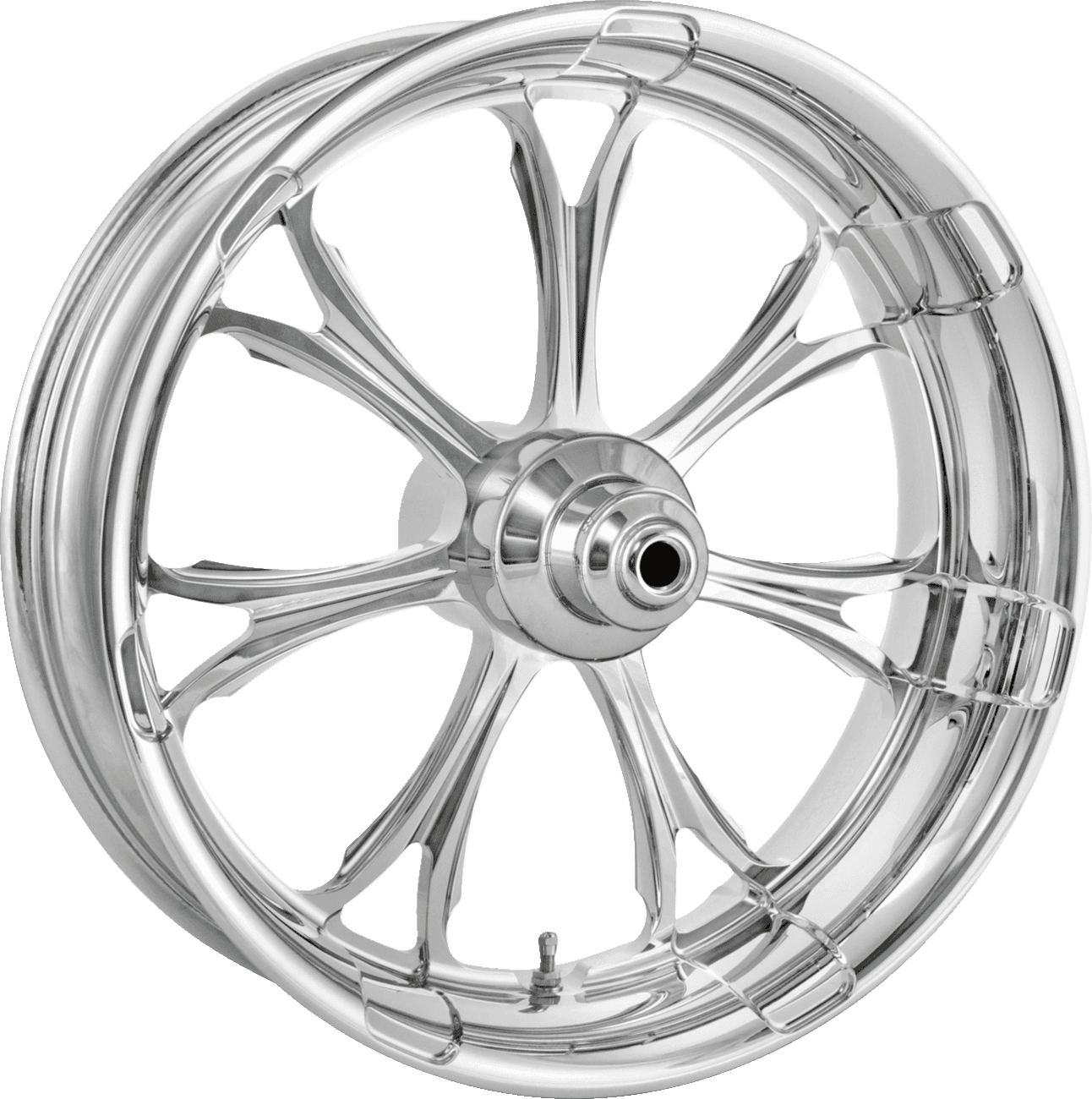 PERFORMANCE MACHINE (PM) 0201-2420 Wheel - Paramount - Front - Dual Disc/without ABS - Chrome - 21x3.5