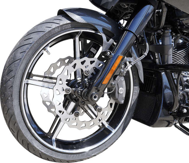 ARLEN NESS 0201-2643 Wheel with Hub/Adapter - Factory 24 - Front - Black/Contrast Cut - 21x3.5 — image 4 of 4