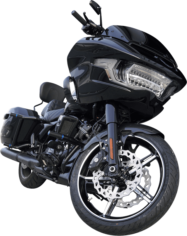ARLEN NESS 0201-2643 Wheel with Hub/Adapter - Factory 24 - Front - Black/Contrast Cut - 21x3.5 — image 3 of 4