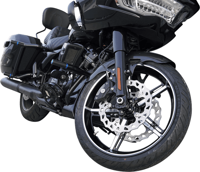 ARLEN NESS 0201-2643 Wheel with Hub/Adapter - Factory 24 - Front - Black/Contrast Cut - 21x3.5 — image 2 of 4