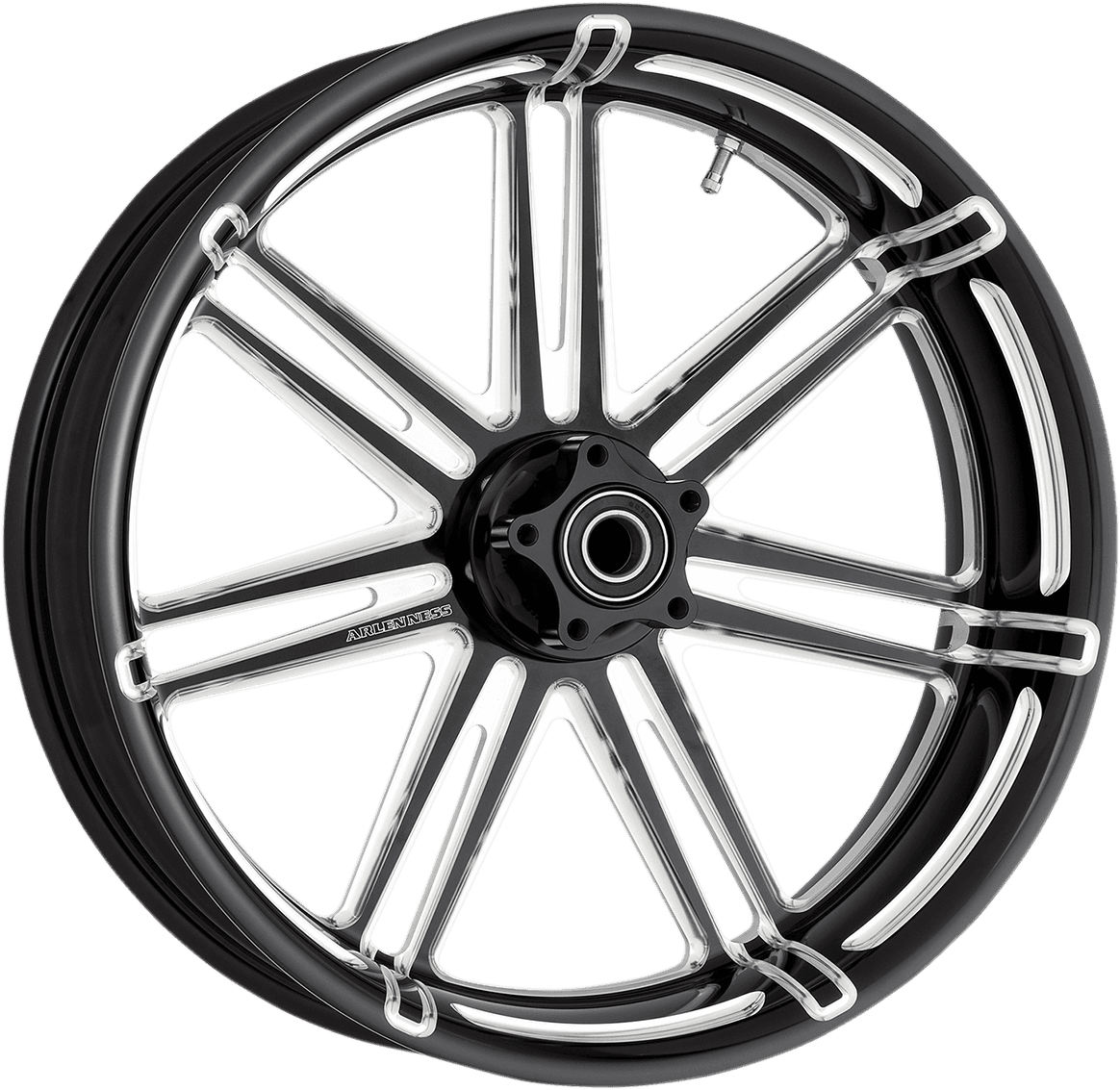 ARLEN NESS 0202-2130 Wheel - 7-Valve - Rear - Single Disc/With ABS - Black - 18x5.5