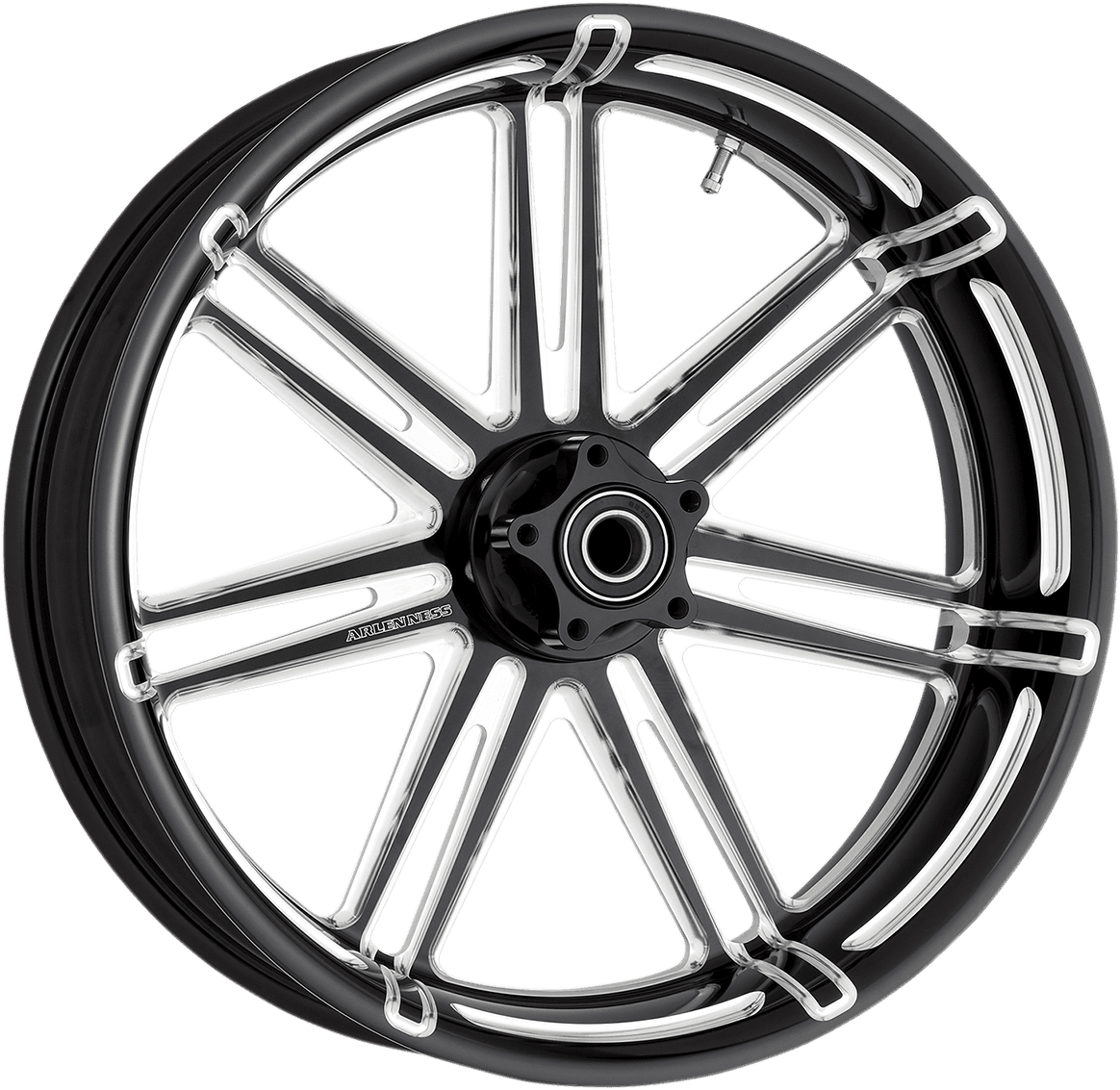 ARLEN NESS 0202-2130 Wheel - 7-Valve - Rear - Single Disc/With ABS - Black - 18x5.5