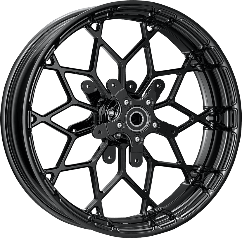 ARLEN NESS 0203-0699 Wheel - Fat Factory - Forged - Front/Dual Disc - Black - 18x5.5
