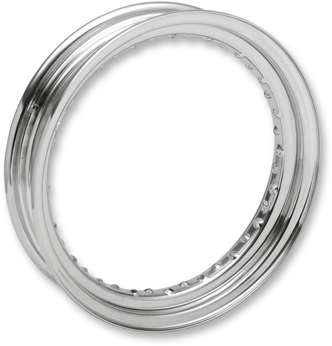 DRAG SPECIALTIES 0210-0323 Rim - 40 Hole - Chrome - 16x3 - Side Rubber Valve