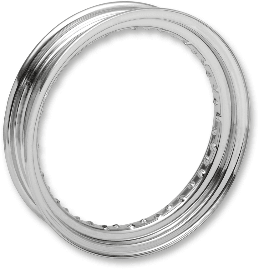 DRAG SPECIALTIES 0210-0323 Rim - 40 Hole - Chrome - 16x3 - Side Rubber Valve — image 1 of 5