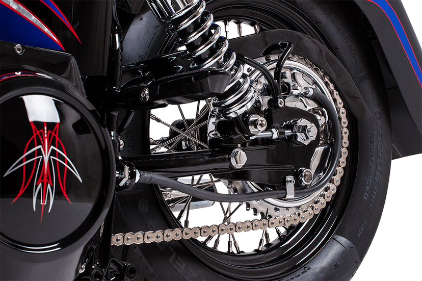 DRAG SPECIALTIES 0210-0323 Rim - 40 Hole - Chrome - 16x3 - Side Rubber Valve — image 4 of 5