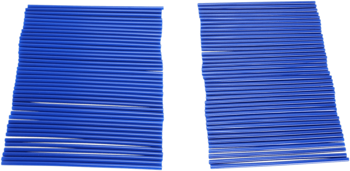 EMGO 0211-0134 Spoke Covers - Wheel Trim - Blue - 80 Pack