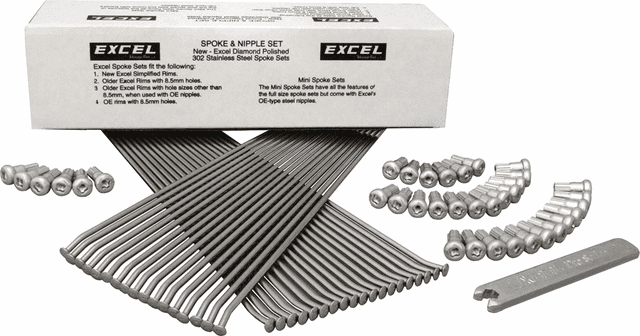 EXCEL 0211-0260 Spoke Set - Front - 21x1.60 - #9 (3.5 mm) — image 1 of 2