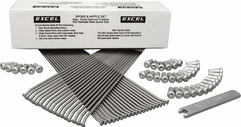 EXCEL 0211-0260 Spoke Set - Front - 21x1.60 - #9 (3.5 mm) — image 1 of 2