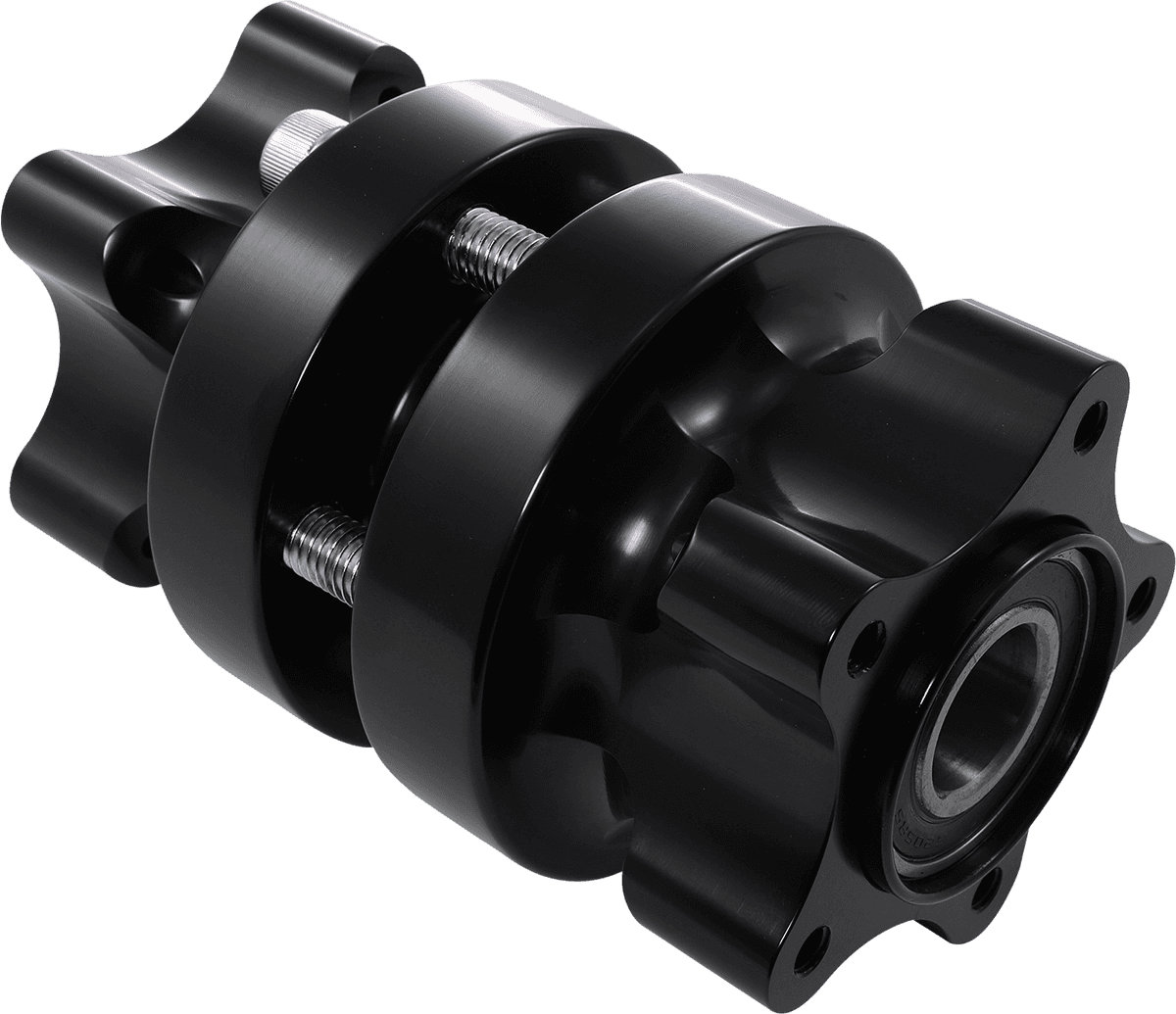 ARLEN NESS 0213-0800 Hub - Cartridge - Front/Dual Disc - Black - '08-'26 Touring/Trike