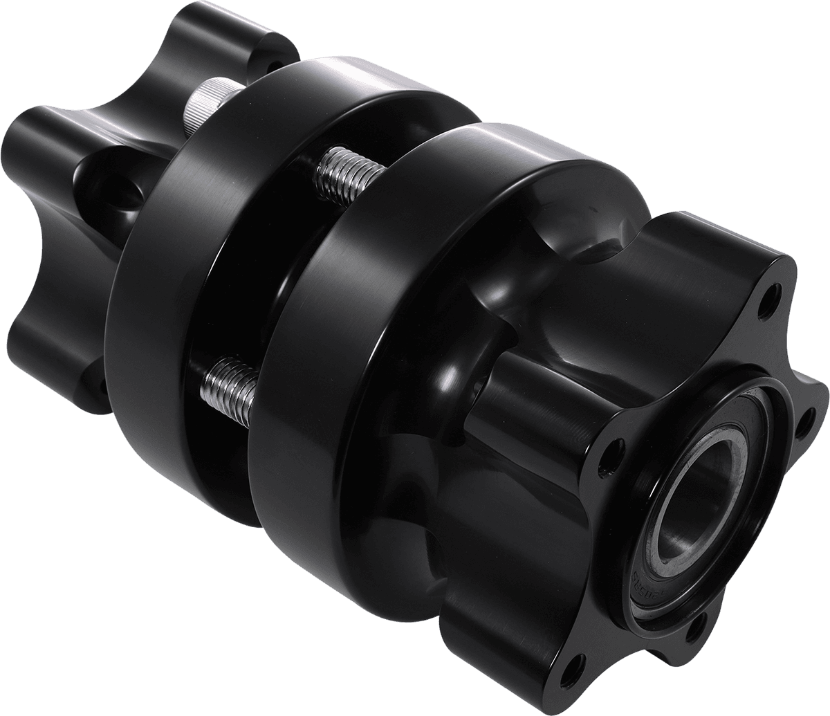 ARLEN NESS 0213-0800 Hub - Cartridge - Front/Dual Disc - Black - '08-'25 Touring/Trike