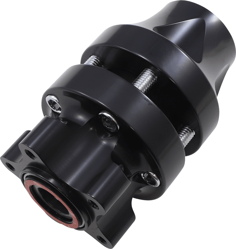 ARLEN NESS 0213-0802 Hub - Cartridge - Front/Single Disc - Black - '08-'25 Touring/Trike — image 1 of 3