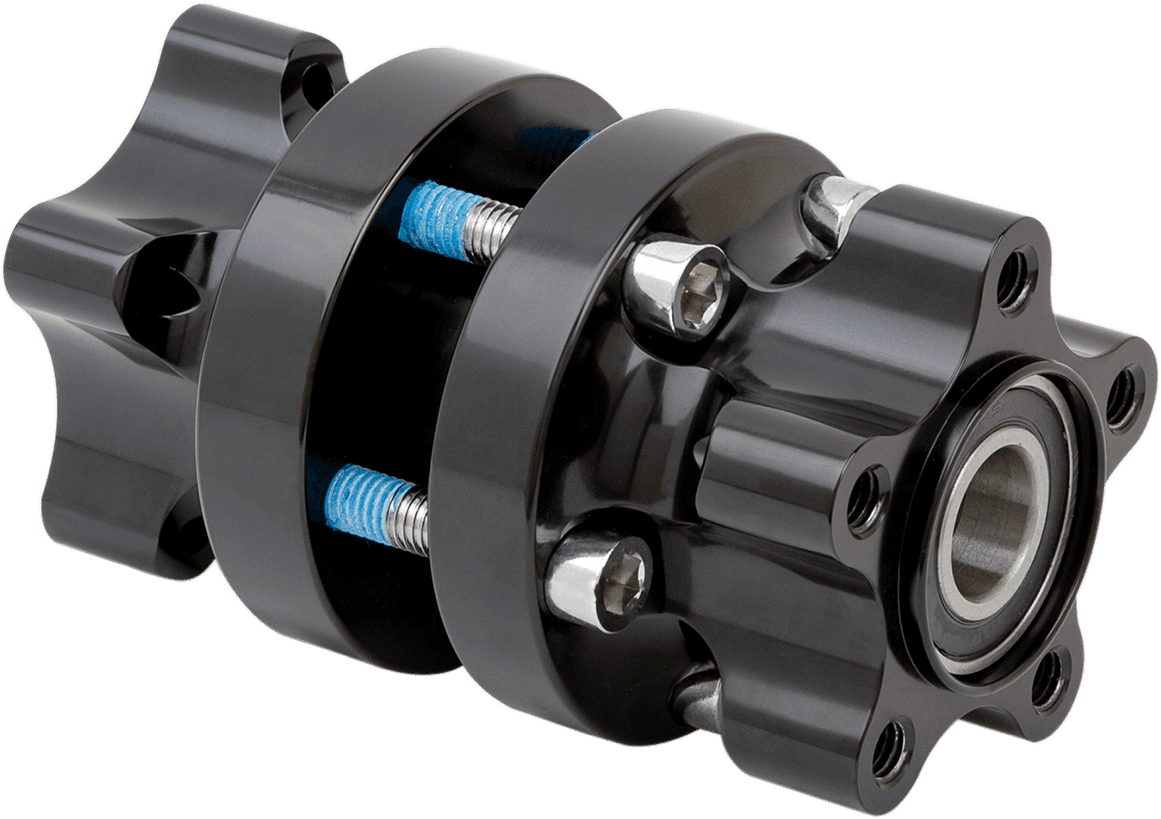 ARLEN NESS 0213-0818 Hub - Cartridge - Rear/Single Disc - Black - '08-'17 FXD