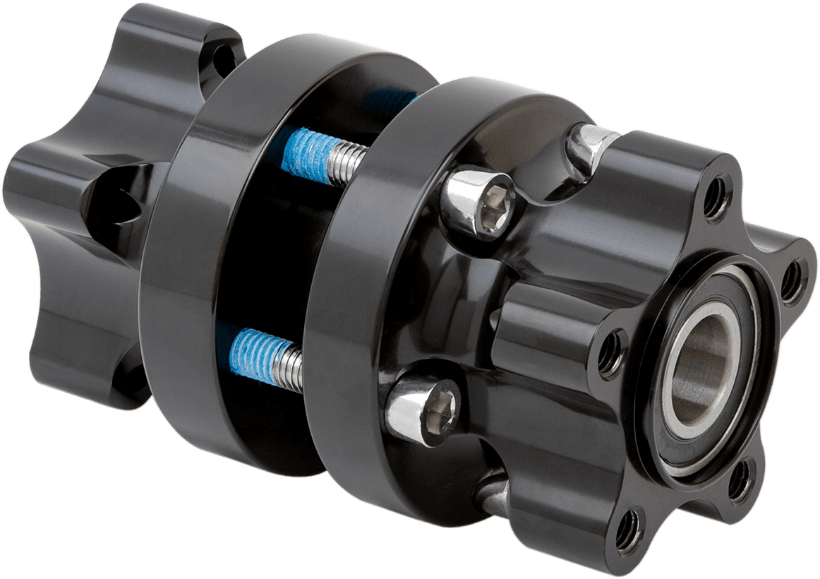 ARLEN NESS 0213-0820 Hub - Cartridge - Rear/Single Disc - Black - Softail/Hydra Glide Revival