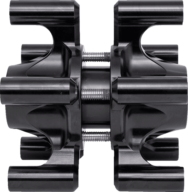 ARLEN NESS 0213-0852 Spider Hub - Dual Disc - Front - Black — image 2 of 3