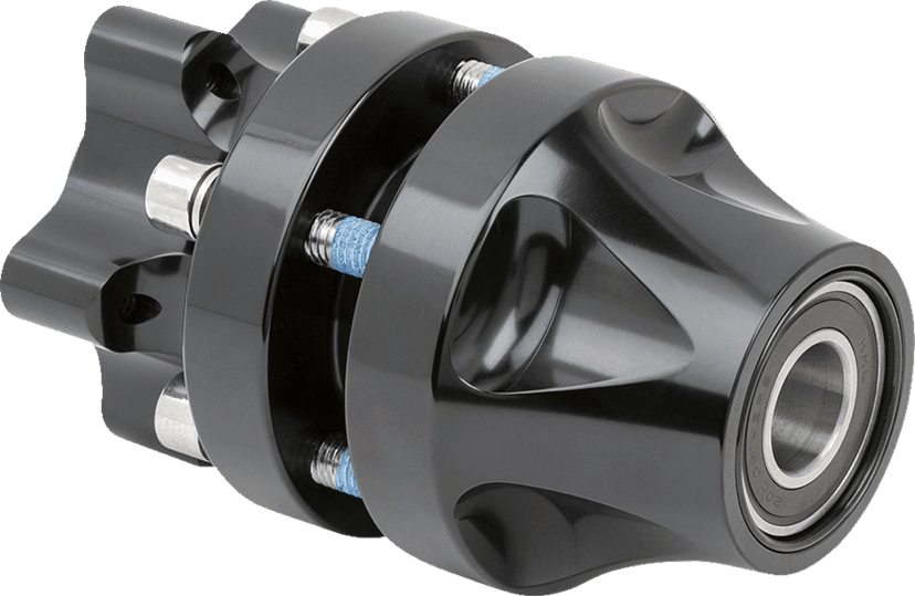 ARLEN NESS 0213-0884 Hub - Cartridge - Front/Single Disc - Black - Softail Standard/Street Bob