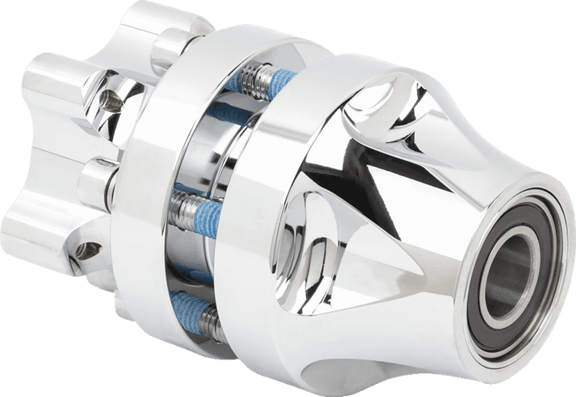 ARLEN NESS 0213-0885 Hub - Cartridge - Front/Single Disc - Chrome - Softail Standard/Street Bob