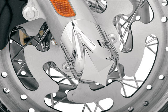 RUSS WERNIMONT DESIGNS 0214-0452 Axle Cover - Lower Fork Leg - Diamond - 41 mm — image 2 of 2
