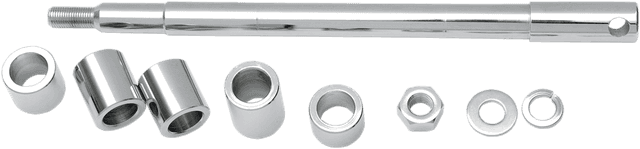 DRAG SPECIALTIES 0214-0570 Axle Kit - Front - Chrome - '86-'99 Softail