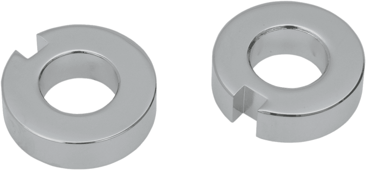 DRAG SPECIALTIES 0214-0589 Spacers - Axle Adjuster - 3/4" ID - 0.317" - Pair