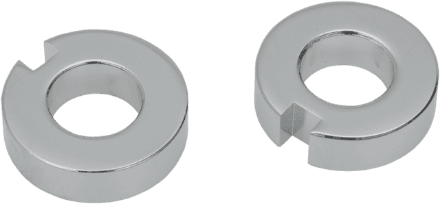 DRAG SPECIALTIES 0214-0589 Spacers - Axle Adjuster - 3/4" ID - 0.317" - Pair