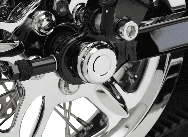 DRAG SPECIALTIES 0214-0832 Axle Caps - Rear - Chrome - Pair — image 3 of 3