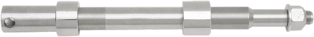DRAG SPECIALTIES 0214-0843 Axle Kit - Front - Chrome - '08-'17 Dyna