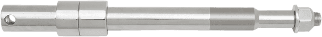 DRAG SPECIALTIES 0214-0847 Axle Kit - Front - Chrome - '07-'13 Softail