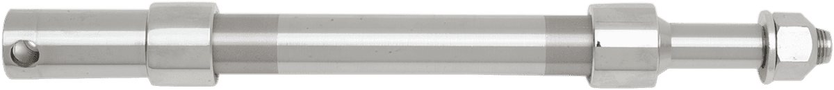 DRAG SPECIALTIES 0214-0849 Axle Kit - Front - Chrome - '08-'25 Touring