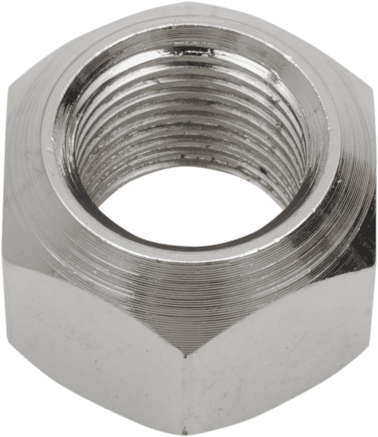 DRAG SPECIALTIES 0214-0884 Axle Nut - Front - Chrome - 5/8"-18 Thread