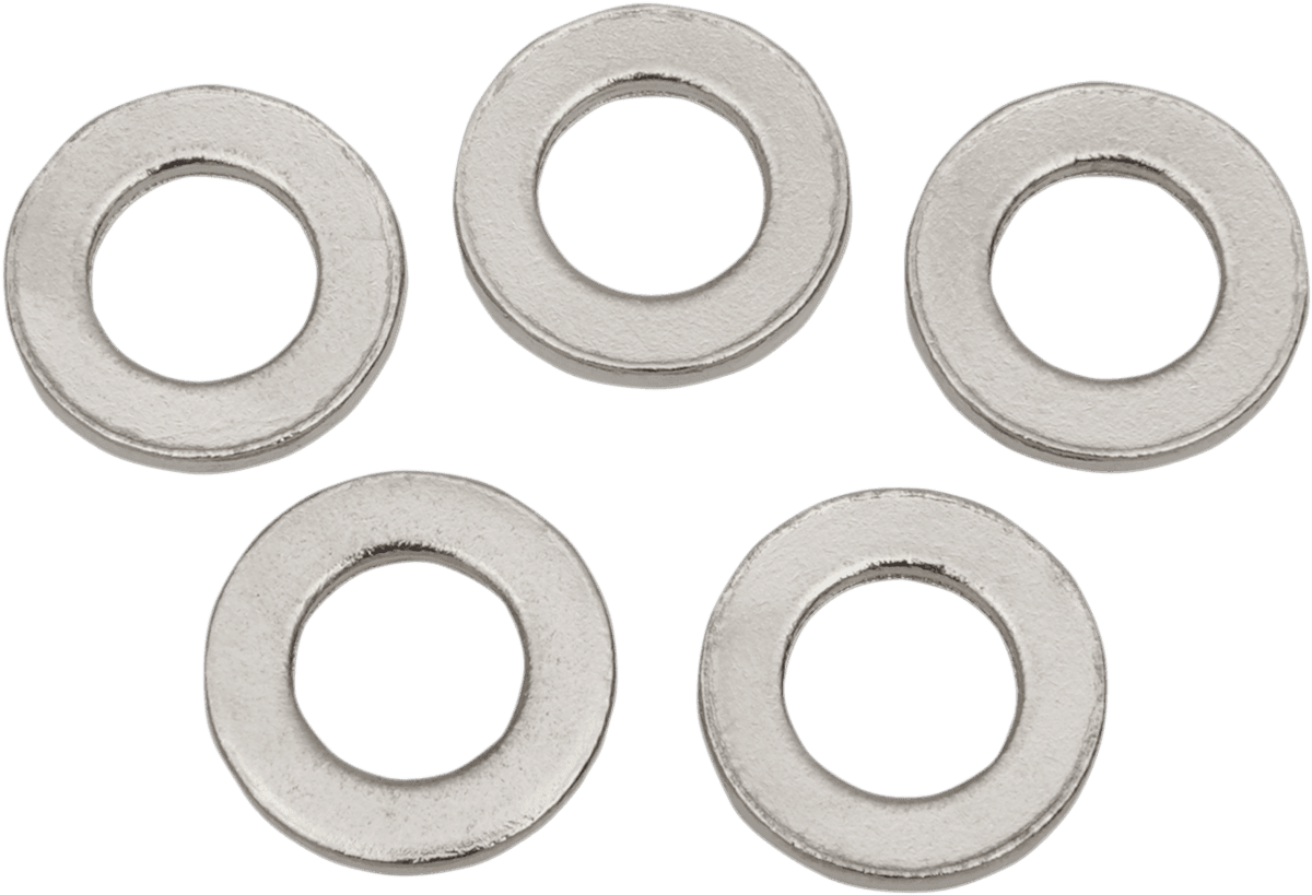 DRAG SPECIALTIES 0214-0887 Axle Washer - Front - Chrome - ID 0.67"