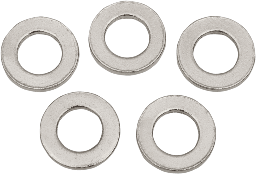 DRAG SPECIALTIES 0214-0887 Axle Washer - Front - Chrome - ID 0.67"