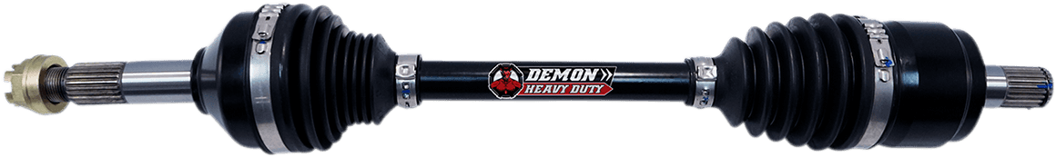 DEMON 0214-1271 Axle - Complete - Heavy-Duty - Front Left/Right - '05-'10 Sportsman