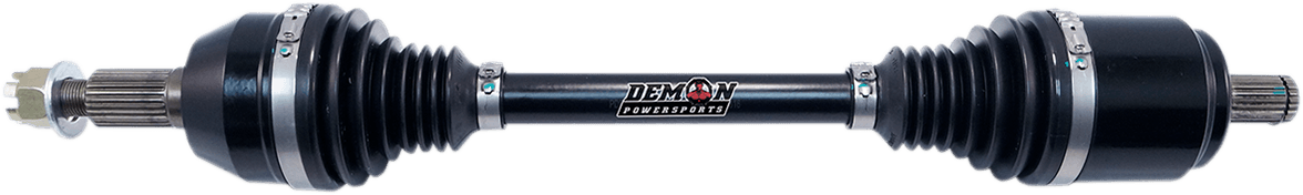 DEMON 0214-1327 Axle - Complete - Heavy-Duty - Front Left/Right - Scrambler/Sportsman/RZR