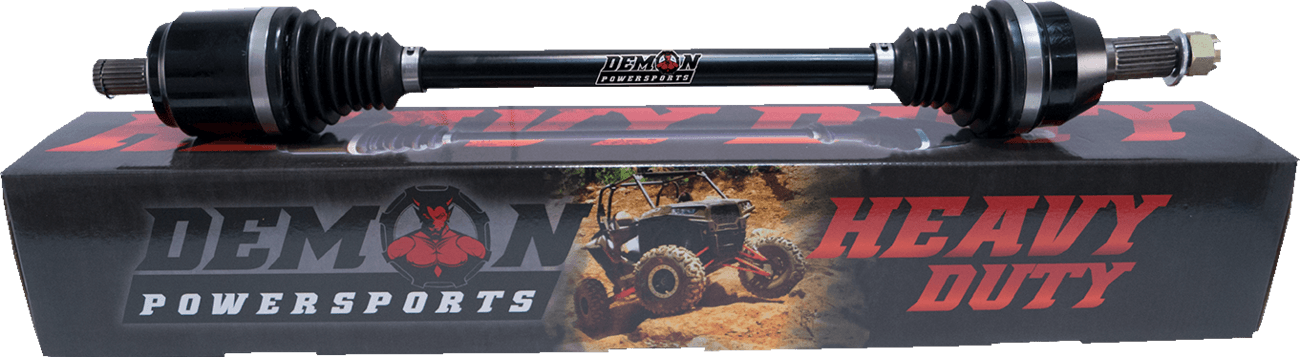 DEMON 0214-1330 Axle - Complete - Heavy-Duty - Front Left/Right - Polaris
