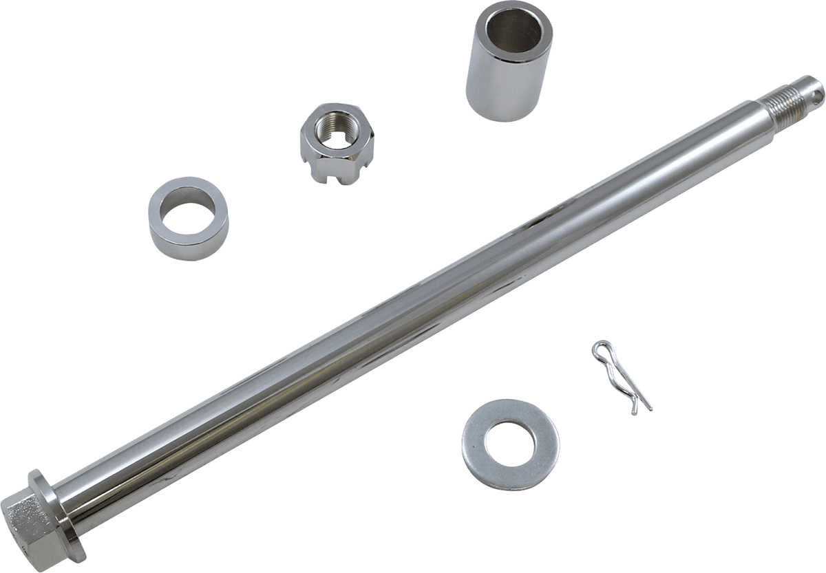 DRAG SPECIALTIES 0214-1964 Axle Kit - Rear - Chrome - '00-'01 Touring