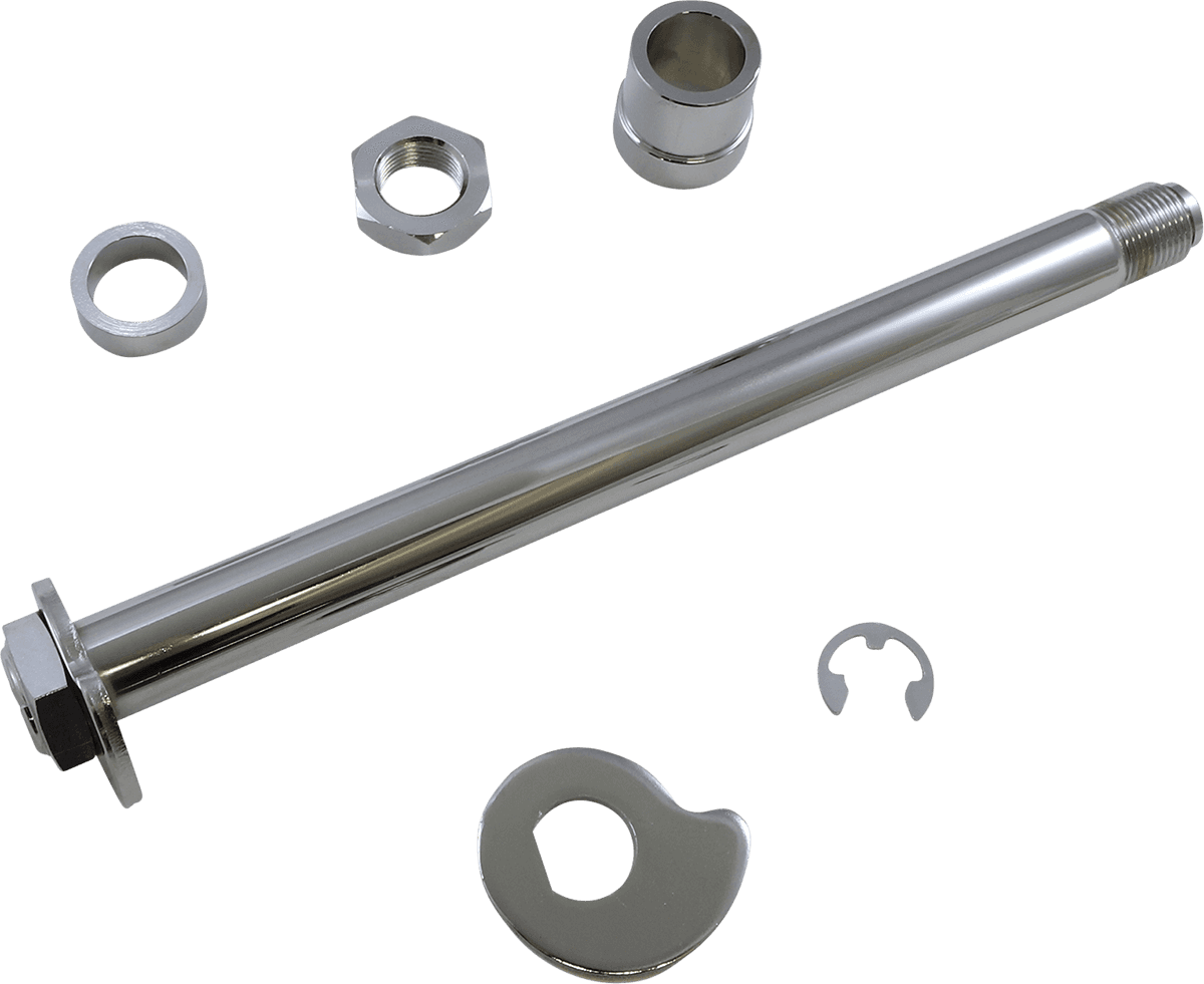 DRAG SPECIALTIES 0214-1965 Axle Kit - Rear - Chrome - '02-'07 Touring