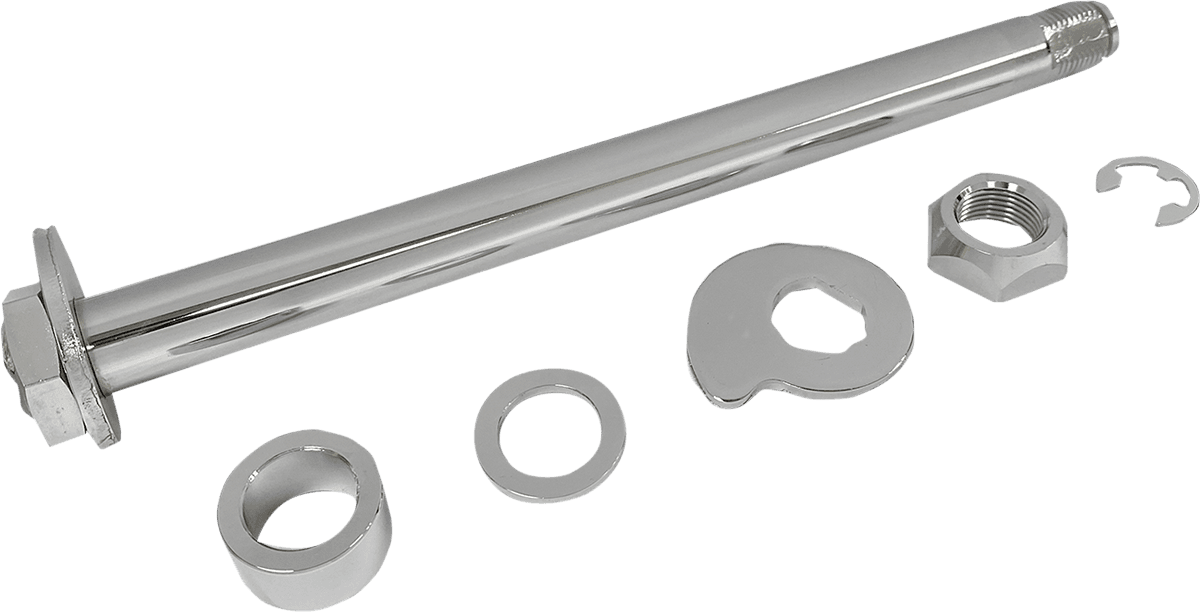 DRAG SPECIALTIES 0214-1966 Axle Kit - Rear - Chrome - '08 Touring