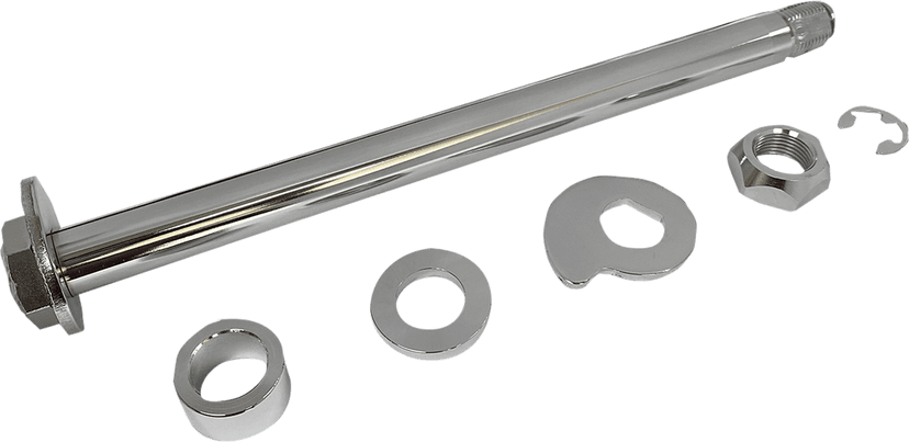 DRAG SPECIALTIES 0214-1967 Axle Kit - Rear - Chrome - '09-'13 Touring