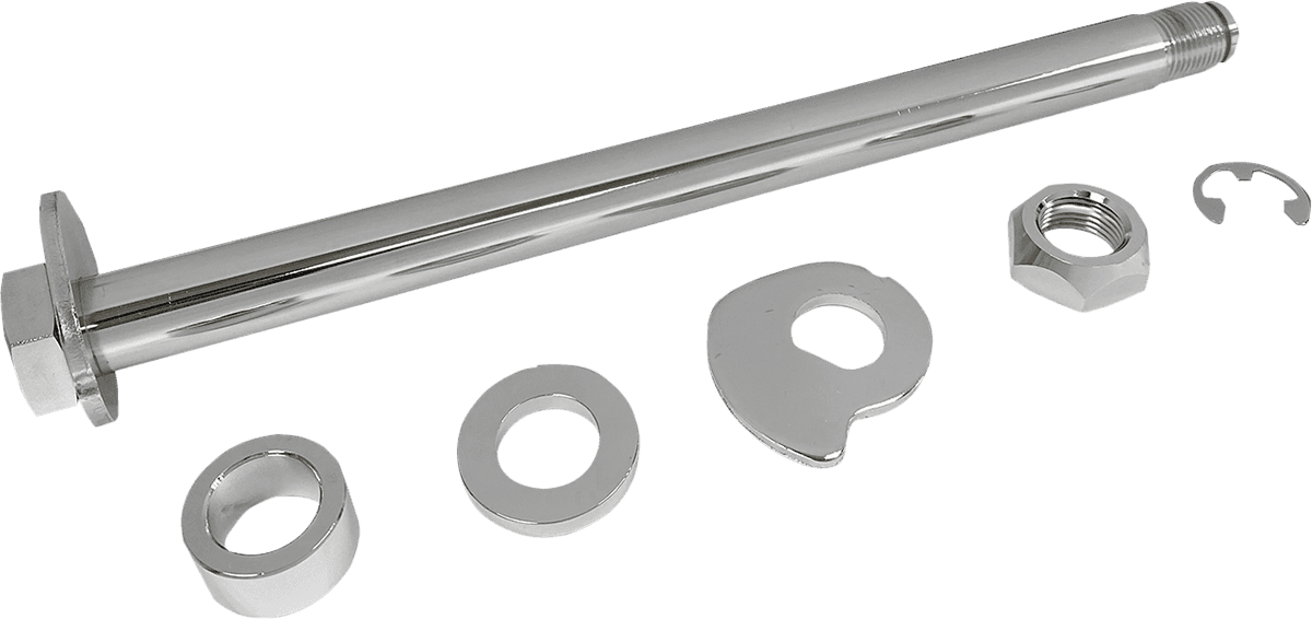 DRAG SPECIALTIES 0214-1968 Axle Kit - Rear - Chrome - '14-'26 Touring