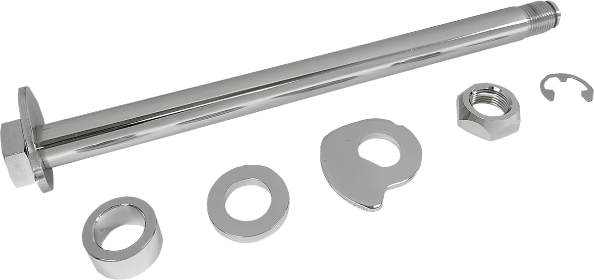 DRAG SPECIALTIES 0214-1968 Axle Kit - Rear - Chrome - '14-'26 Touring