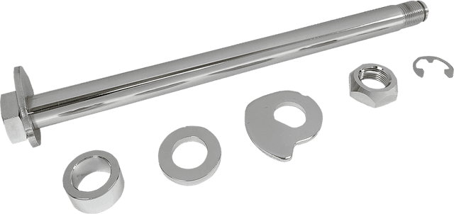 DRAG SPECIALTIES 0214-1968 Axle Kit - Rear - Chrome - '14-'26 Touring