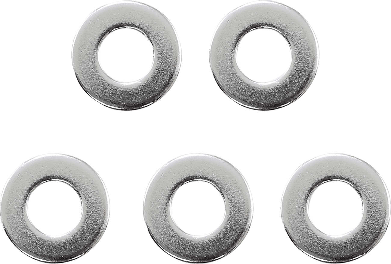 DRAG SPECIALTIES 0214-1973 Axle Washer - Rear - Chrome - ID 0.65"