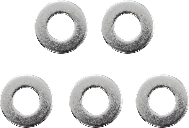 DRAG SPECIALTIES 0214-1973 Axle Washer - Rear - Chrome - ID 0.65"