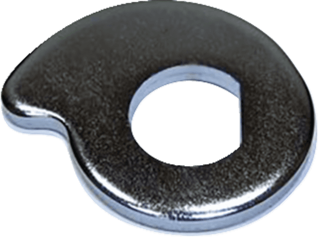 DRAG SPECIALTIES 0214-1974 Axle Adjuster - Cam - Rear - Chrome - '02-'19 FLH