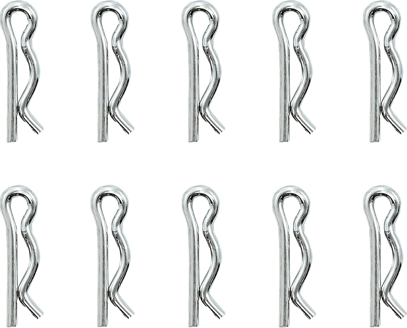 DRAG SPECIALTIES 0214-1977 Axle Nut Retainers - Rear - Chrome - 10 Pack - '00-'01 Touring