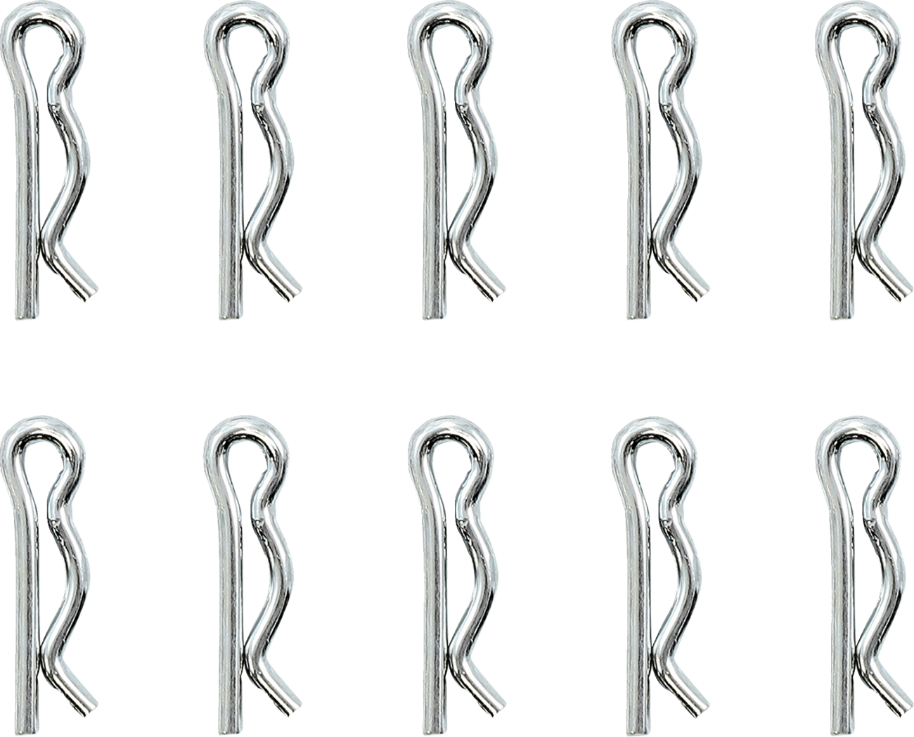 DRAG SPECIALTIES 0214-1977 Axle Nut Retainers - Rear - Chrome - 10 Pack - '00-'01 Touring