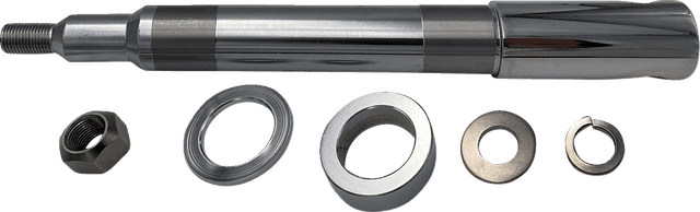 DRAG SPECIALTIES 0214-2725 Axle Kit - Front - Chrome - '04-'05 Dyna