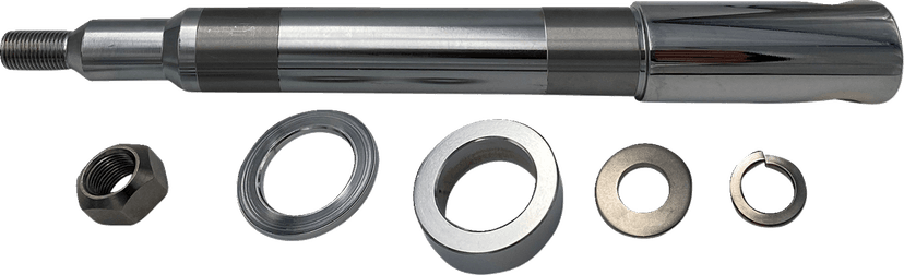 DRAG SPECIALTIES 0214-2725 Axle Kit - Front - Chrome - '04-'05 Dyna
